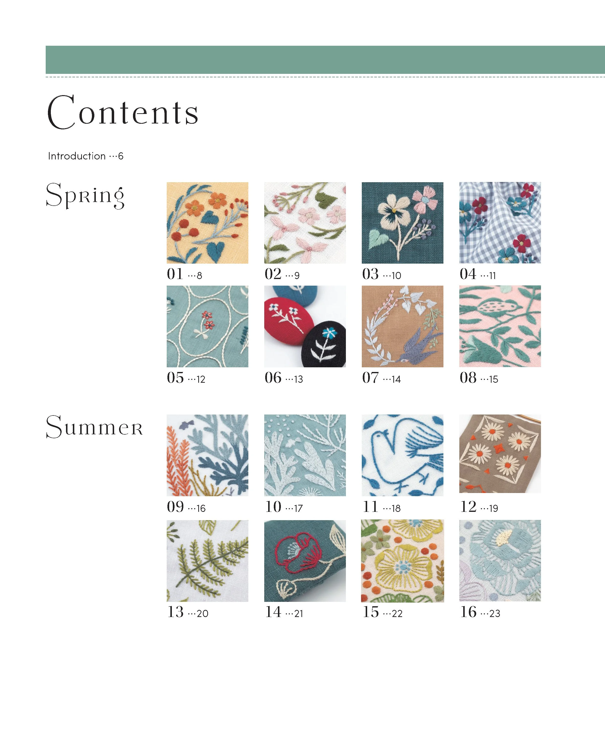 Artful Botanical Embroidery — Zakka Workshop Retail